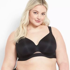 Comfort Bliss Lightly Lined Full Coverage Black 40 DDD